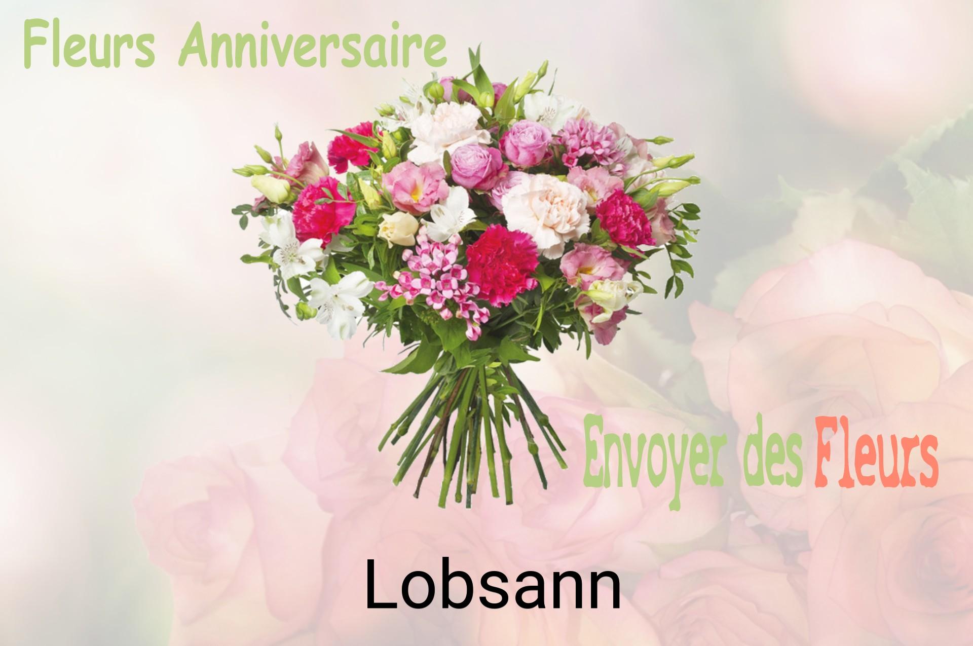 Bouquet de fleurs d’anniversaire livré à Lobsann