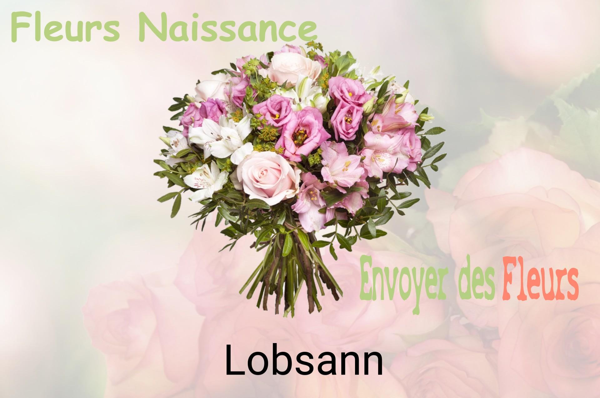 Bouquet de fleurs de naissance livré à Lobsann